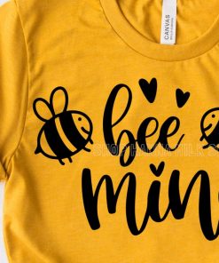 Bee mine valentine day T Shirt V