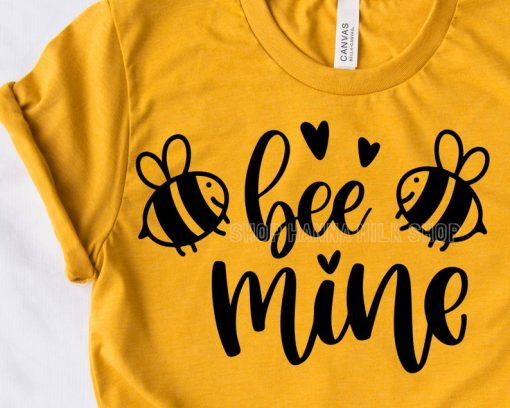 Bee mine valentine day T Shirt V