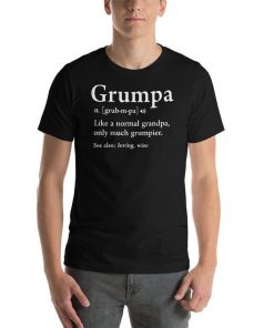 Grumpa Definition T Shirt V