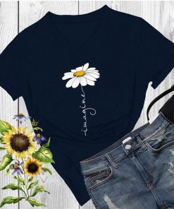 Imagine Daisy Flower Hippie Tshirt