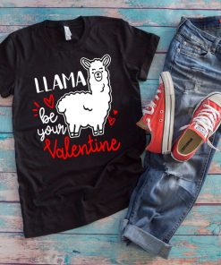 Llama Be Your Valentine T-Shirt V