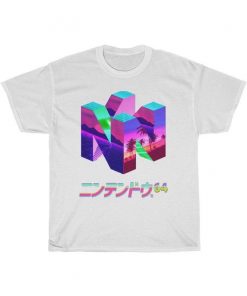 Nintendo 64 Vaporwave Retro T-Shirt V