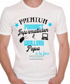 Premium Product Informaticien Dad tee shirt V