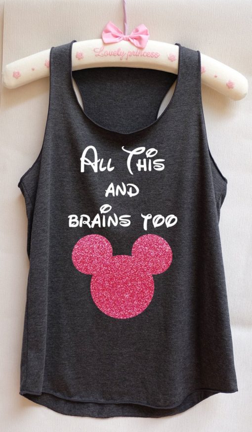 All This And Brains Too Tank Top V