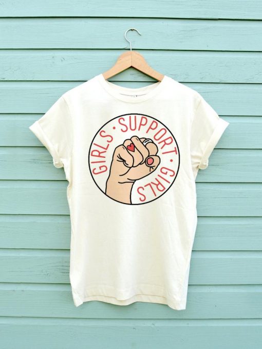 Girls Support Girls Soft Cotton T-Shirt
