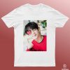 Jin Cute Heart Unisex White T-Shirt