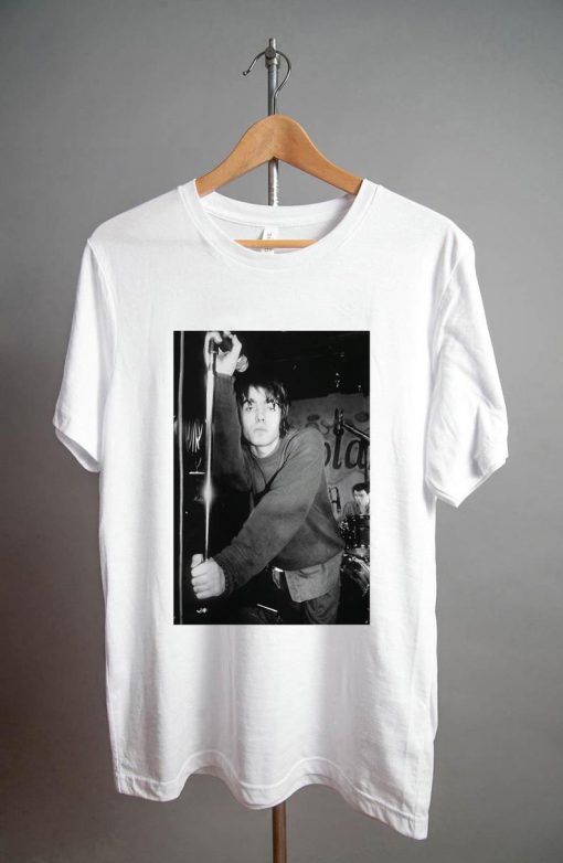 Liam Gallagher Pose Oasis T Shirt V