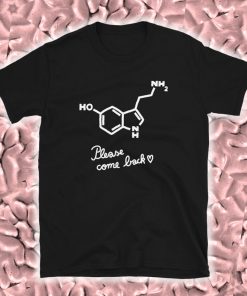 Serotonin Please Come Back Introvert Anxiety Depression T Shirt V