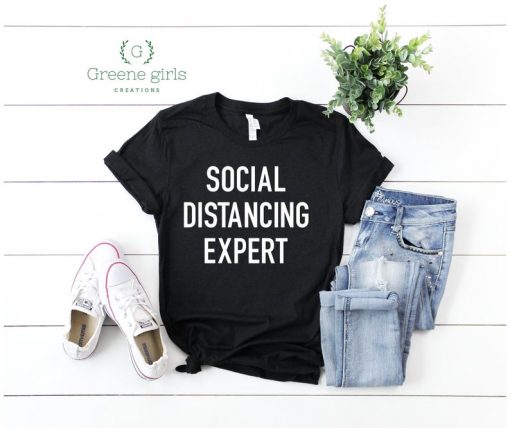 Social Distancing Expert, Corona Shirt V