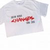 Changes Justin Bieber Tour Tshirt