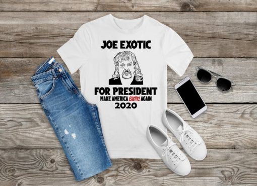 Joe Exotic For President Novelty T-Shirt V