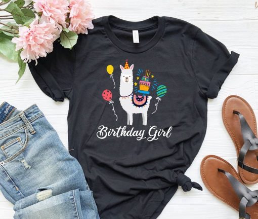 Llama Birthday Shirt V