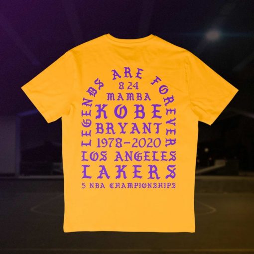 No One Like Kobe T-Shirt Back