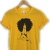 Afro woman praying T-shirt