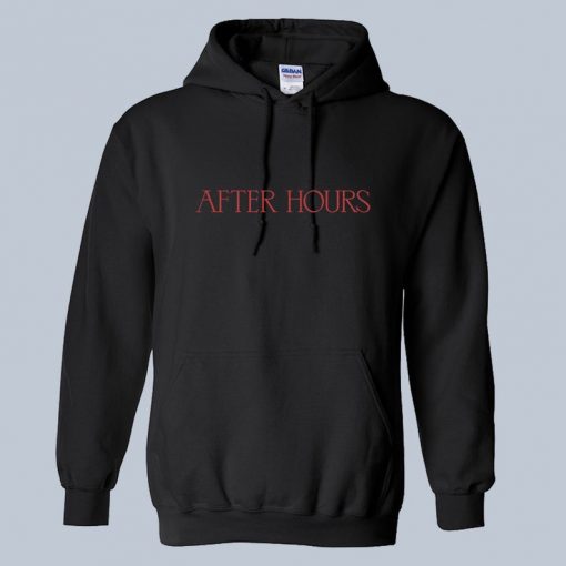 After Hours The Weeknd Album Tour Hoodie