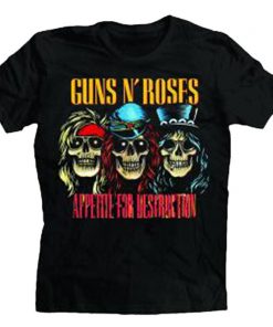 Guns N Roses Afd Skulls T-Shirt