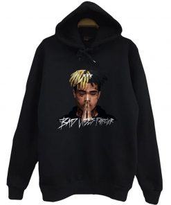 XXXtentacion Bad Vibes Forever printed hoodie