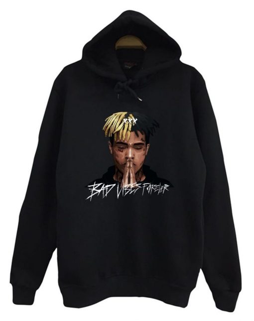 XXXtentacion Bad Vibes Forever printed hoodie