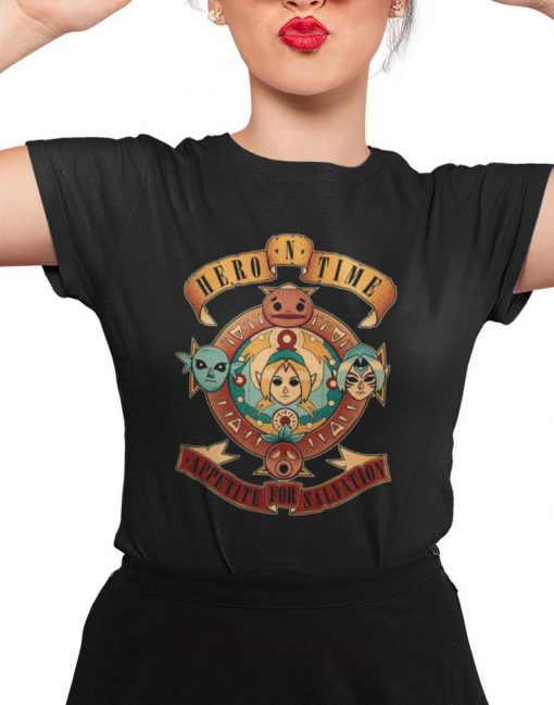 guns and roses mash up T shirt