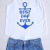 Anchor Best day ever Disney tank top
