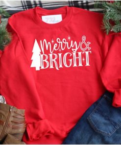 Christmas Merry & Bright sweatshirt