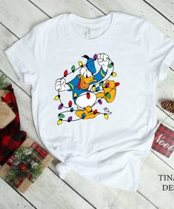 Donald Duck Christmas Light Shirt