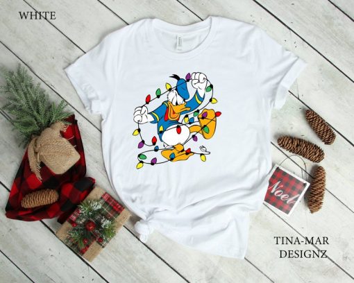 Donald Duck Christmas Light Shirt