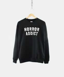 Horror Addict Goth Crew Neck Sweatshirt