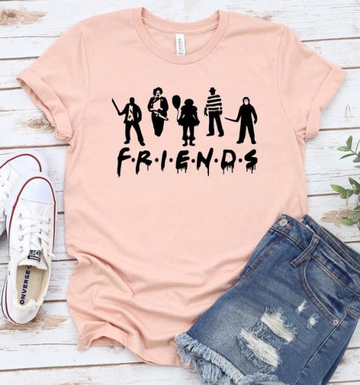 Horror Friends Movie Tee Shirt