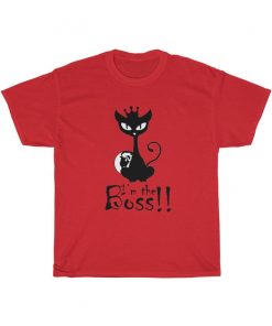 I'm The Boss with Cat Paint T-Shirt