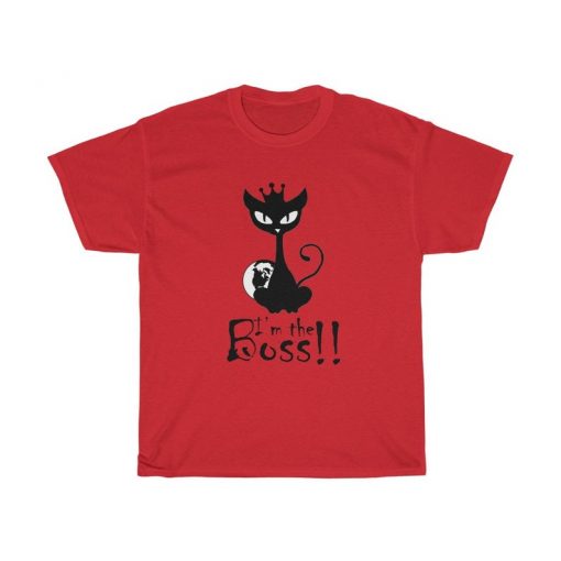 I'm The Boss with Cat Paint T-Shirt