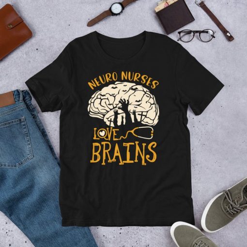 Neuro Nurses Love Brains Anatomy Shirt