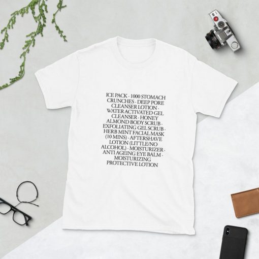 Patrick Bateman Morning Routine Short-Sleeve T-Shirt