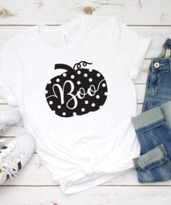 Polka Dot Pumpkin T-shirt