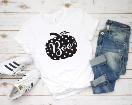 Polka Dot Pumpkin T-shirt