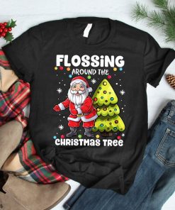 Santa Flossing Christmas Shirt