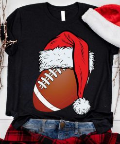 Santa Football Christmas Shirt