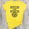 Should I Stay Or Should I Eggo Unisex Shirt