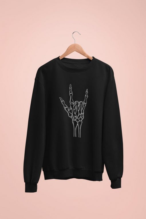 Skeleton Hand Sweatshirt