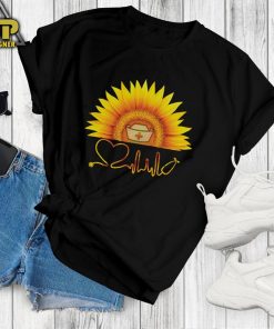 Sunflower With A Nurse Heartbeat Hippie Sunshine Unisex T-Shirt