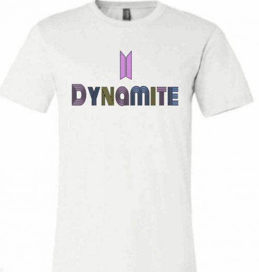 Dynamite on white Shirt