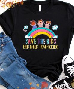 End Human Trafficking Rainbow Save The Children Shirt