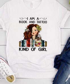 I Am a Book and Tatoo kind of Girl Bookaholic T-Shirt