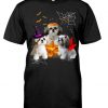Lover Dog Halloween Hug Pumkin T-shirt