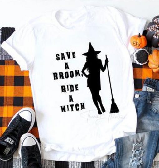 Save a broom ride a witch Shirt