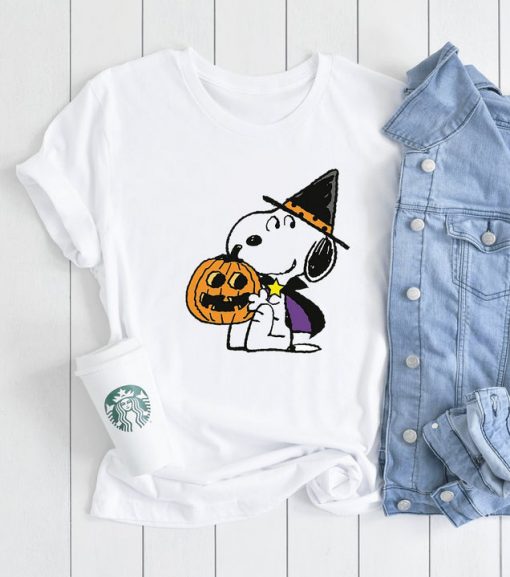 Snoopy Halloween pumpkin Peanuts T-Shirt