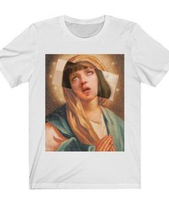 Virgin Mary Uma Therman Unisex Tshirt