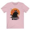 What Shirt Funny Cat Halloween T-shirt