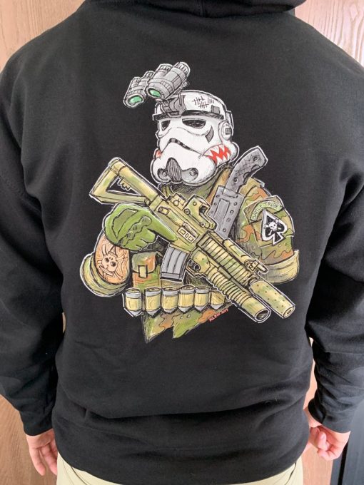 Battle Tribe Trooper hoodie Back