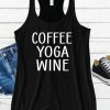 Coffee Yoga Wine Tank Top